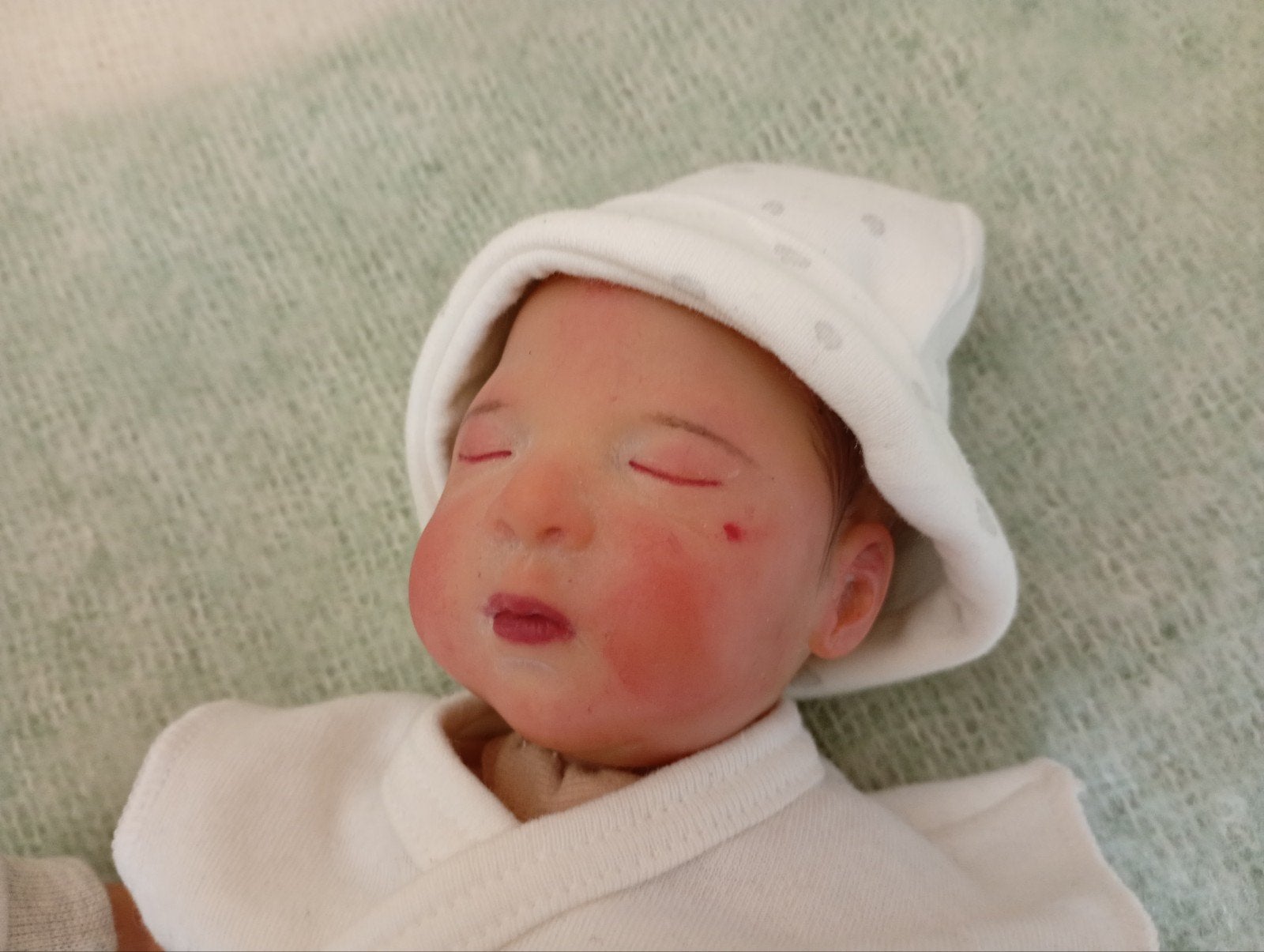Prematuurtje Reborn Lill'prem, Verzamelen, Ophalen of Verzenden, Zo goed als nieuw, Babypop, Levensecht of Reborn