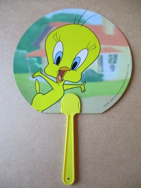 adv10570 tweety waaier, Ophalen, Looney Tunes, Gebruikt, Overige typen