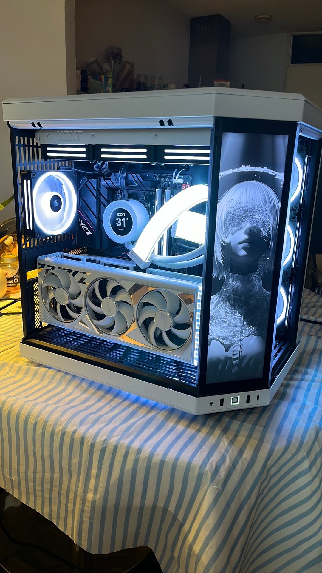 Game pc rtx 4080 7800x3d 32gb ddr5 1,5tb opslag, Computers en Software, Ophalen, Zo goed als nieuw, 4 Ghz of meer