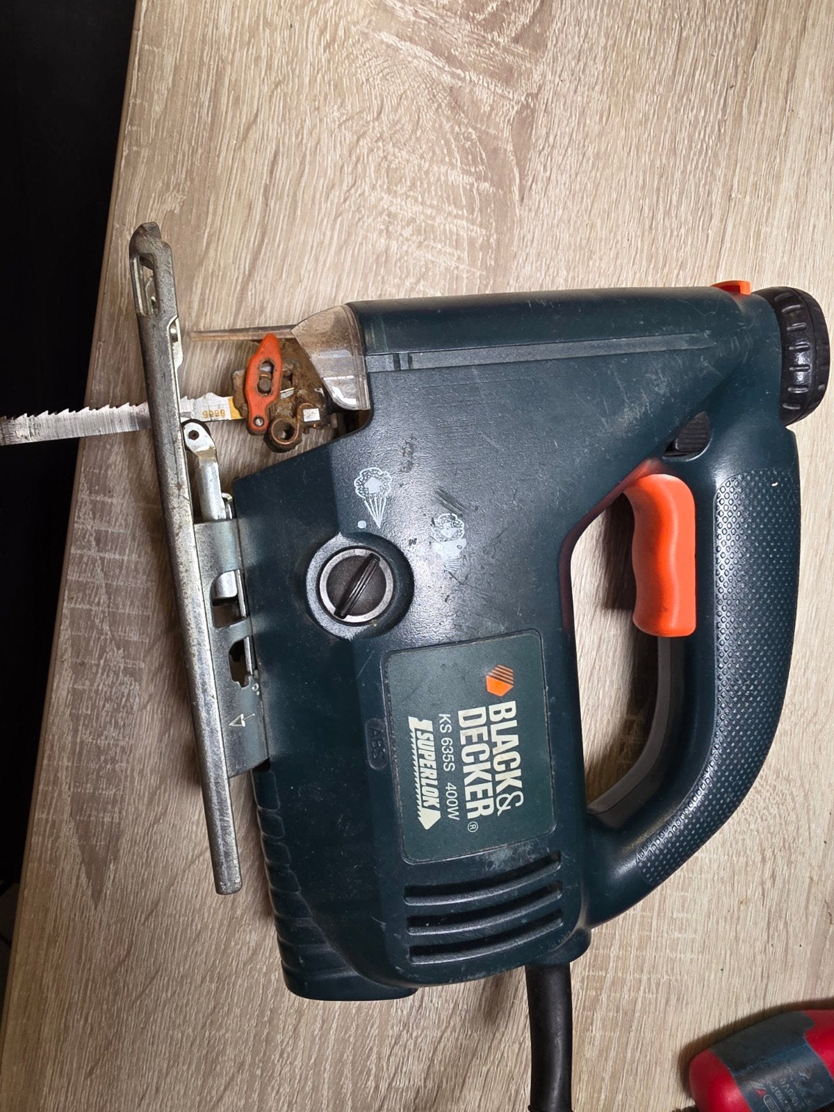 Black & Decker KSG353 Decoupeerzaag 400W, Gebruikt, Ophalen of Verzenden, Black & Decker, Minder dan 600 watt