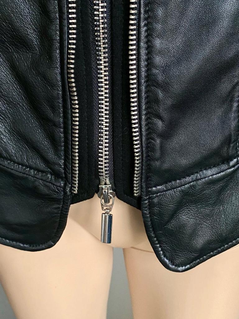i704 Arma: echt leren jasje maat M=38/40 leer zwart blazer, Kleding | Dames, Jasjes, Kostuums en Pakken, Maat 38/40 (M), Zwart