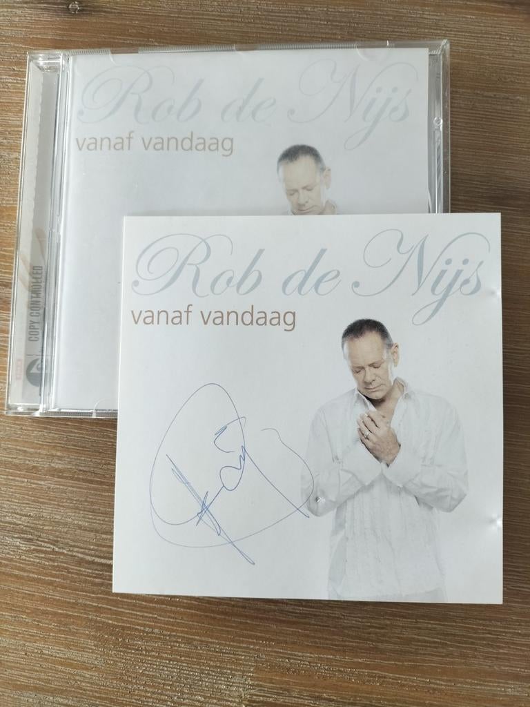 CD Rob de Nijs - Vanaf Vandaag - met handtekening, Ophalen of Verzenden, Zo goed als nieuw, Overige genres