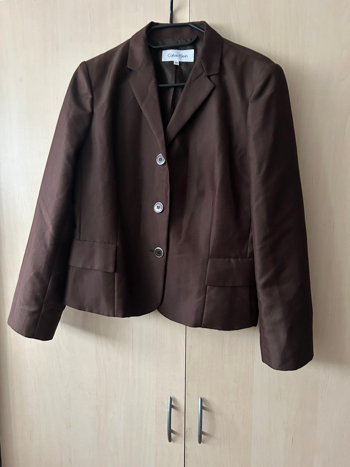 als nieuw. Bruin dames jasje 36/38., Ophalen of Verzenden, Zo goed als nieuw, Maat 36 (S), Bruin