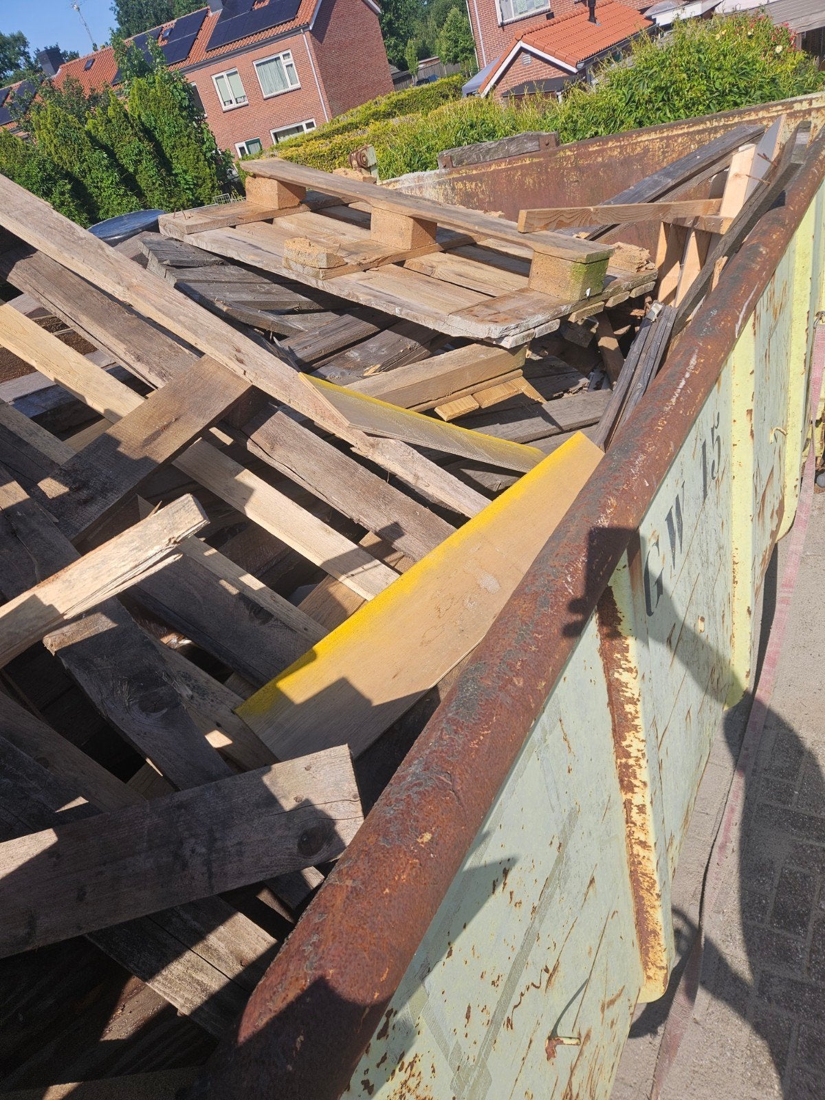 Brandhout  pallets  gratis ophalen 15m3, Ophalen of Verzenden