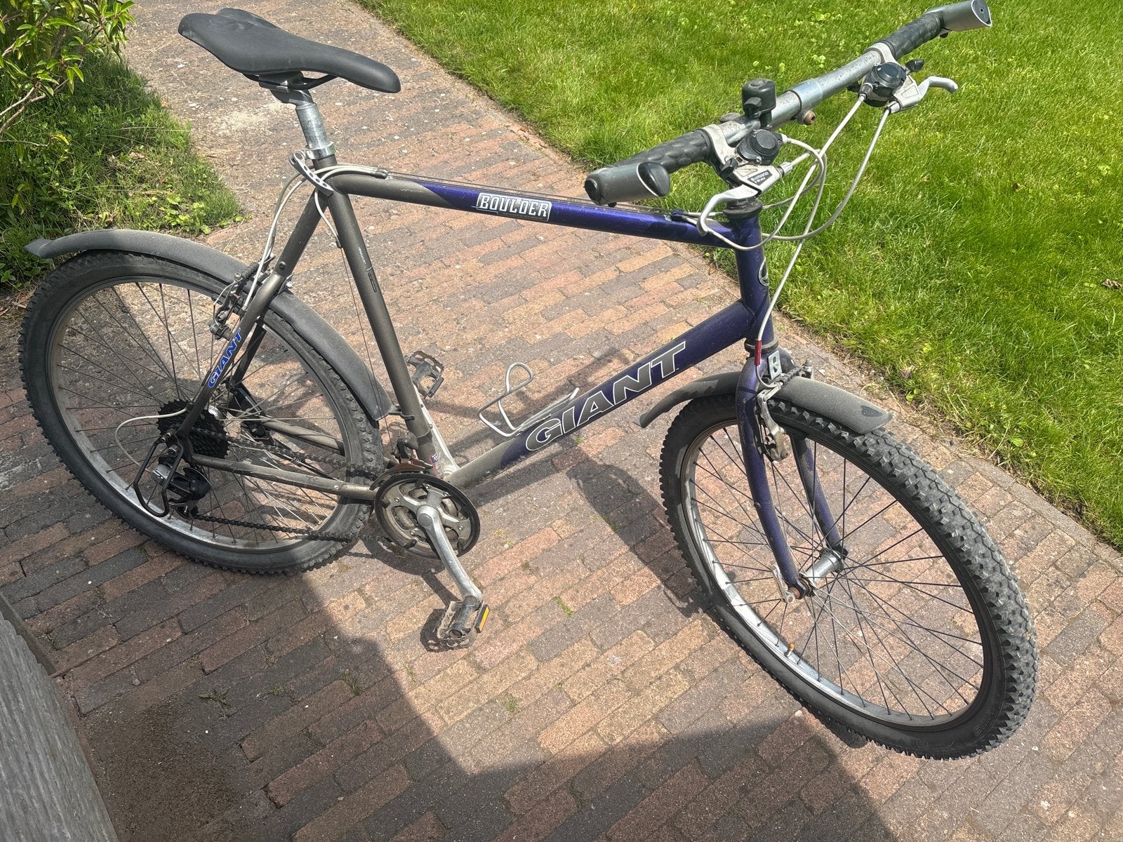 Giant Boulder Mountainbike - Herenfiets, Fietsen en Brommers, Fietsen | Mountainbikes en ATB, Ophalen, Gebruikt, 57 cm of meer