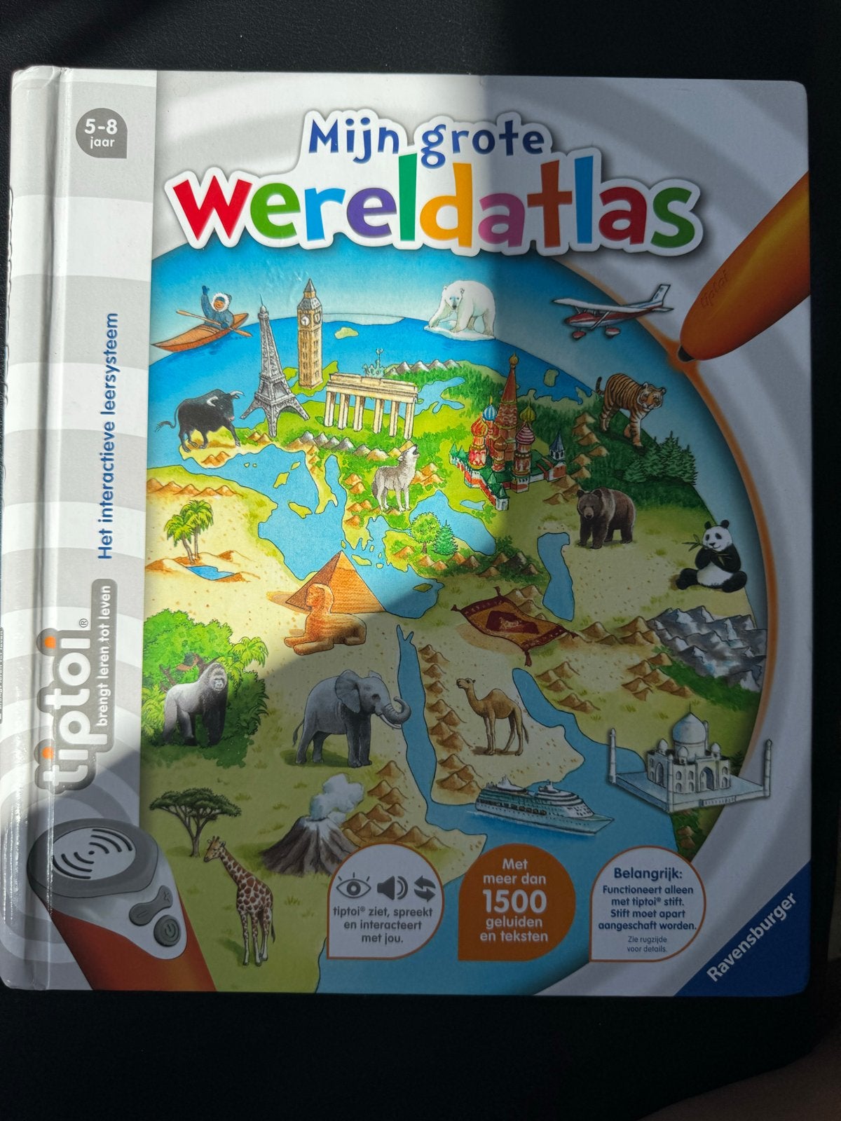 Mijn grote Wereldatlas - Tiptoi interactief leersysteem, Ophalen of Verzenden