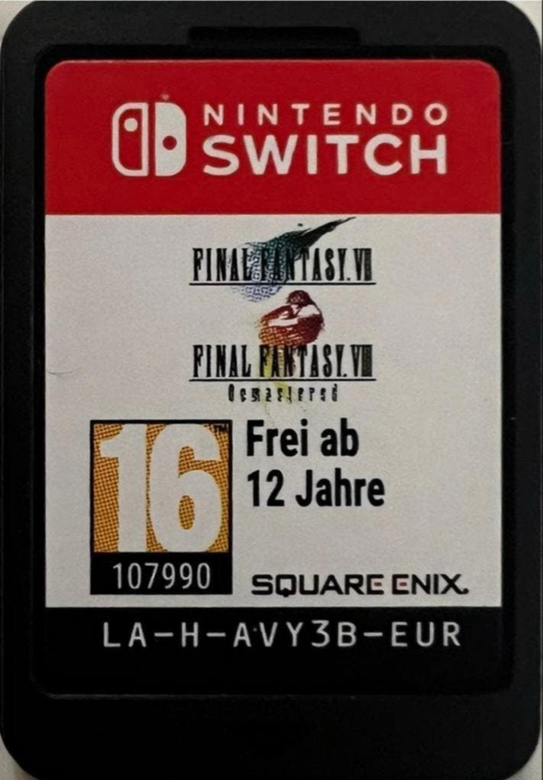Final Fantasy VII & VIII Remastered Nintendo Switch, Met games, Ophalen of Verzenden, Zo goed als nieuw, Zonder controller