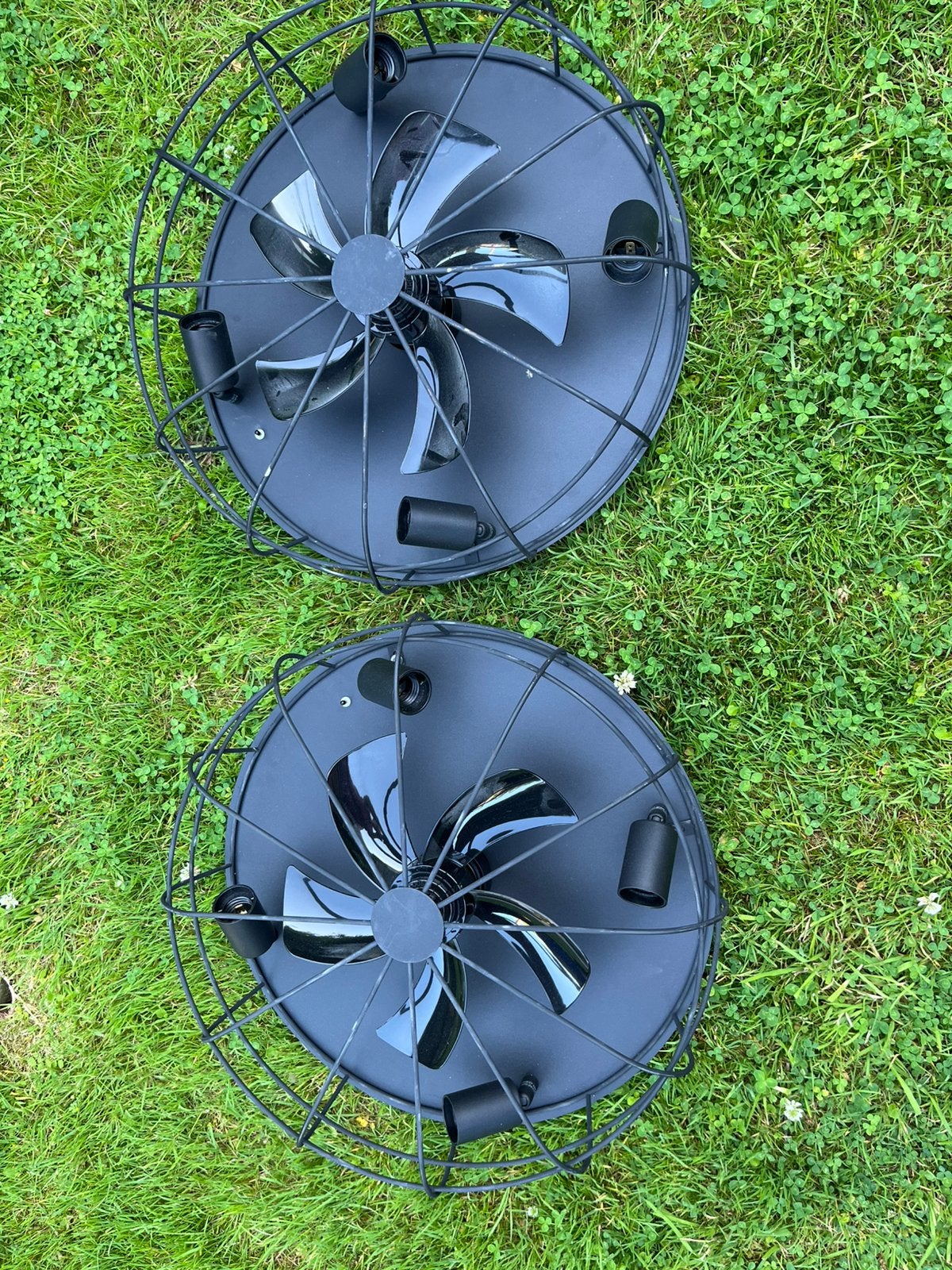 Ventilator lampen, Witgoed en Apparatuur, Ventilatoren, Ophalen, Gebruikt, Plafondventilator