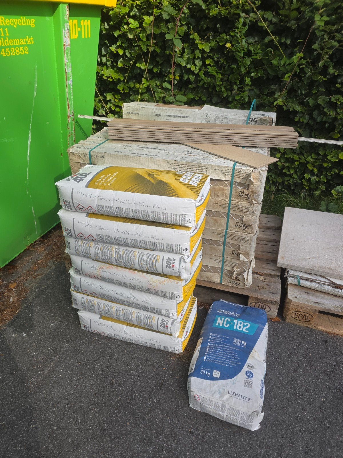 circa 44 m2 keramische tegel vloer, 90x15, Doe-het-zelf en Verbouw, Tegels, Ophalen, 60 cm of meer, Nieuw, 10 m² of meer