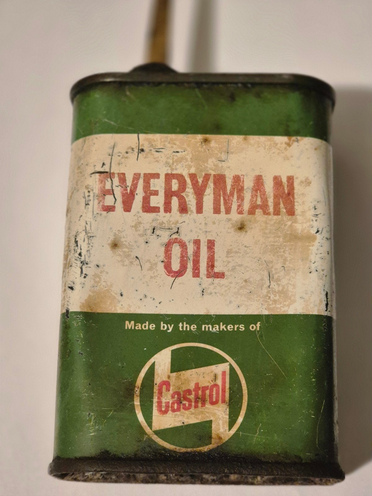 Castrol Everyman Oil Olie blik, Ophalen of Verzenden, Gebruikt, Overige