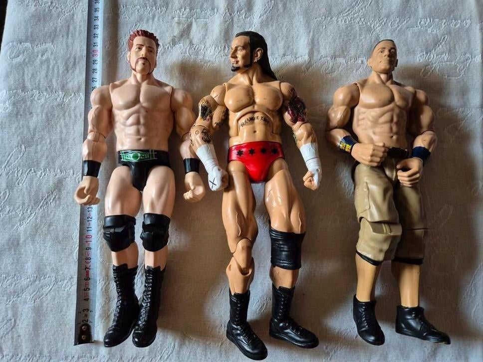 WWE Actiefiguren - Bekende Worstelaars Set, Ophalen of Verzenden, Zo goed als nieuw