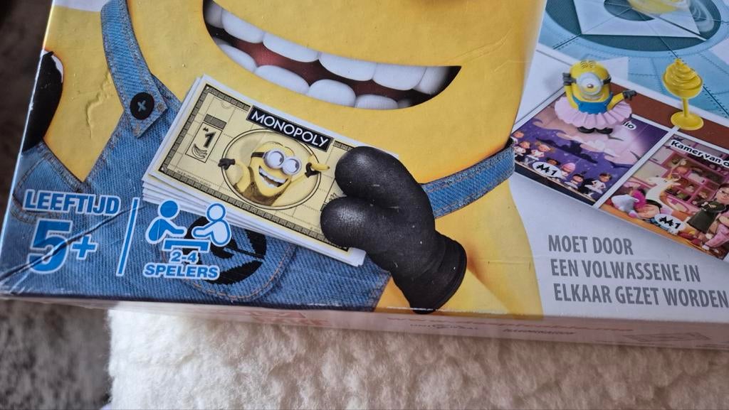 Monopoly verschrikkelijke ikke spel compleet, Drie of vier spelers, Ophalen of Verzenden, Gebruikt, Hasbro