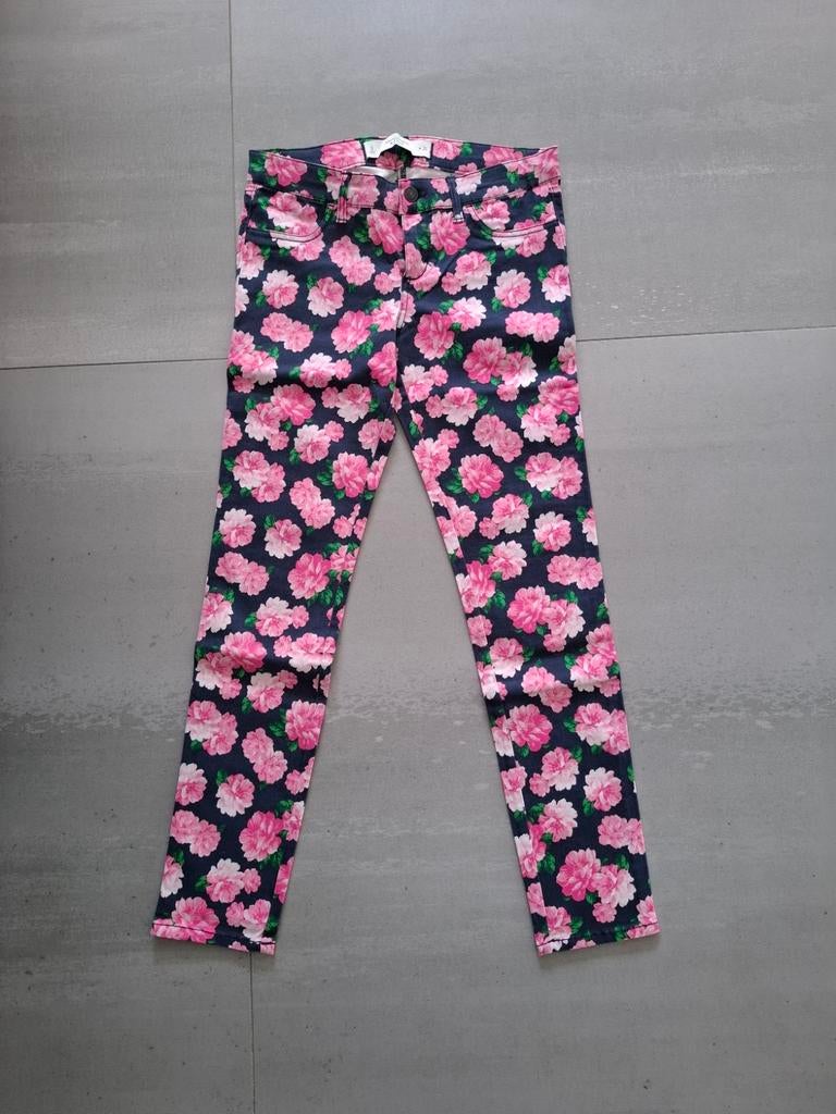 Broek met bloemenprint - Abercrombie & Fitch NY, Nieuw, Ophalen of Verzenden, Roze, Maat 34 (XS) of kleiner