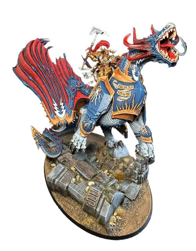 Warhammer AOS Stormcast Eternals Lord Celestant on Stardrake, ., Warhammer, Ophalen of Verzenden, Zo goed als nieuw