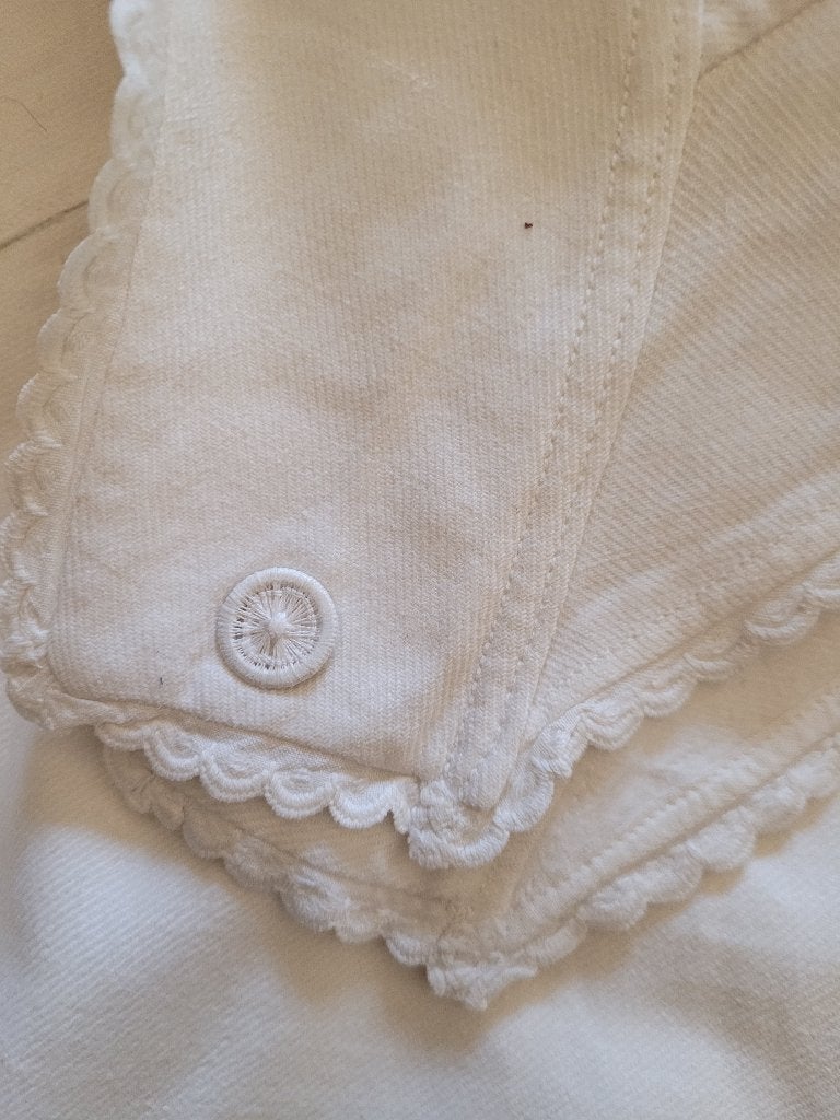 Bijna antiek katoenen nachthemd in nieuwstaat, Ophalen of Verzenden, Dames