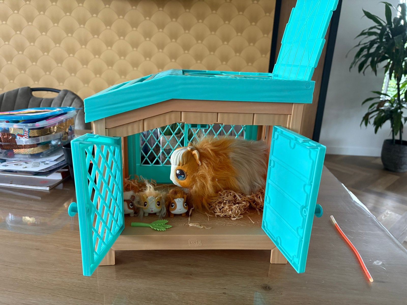 Mama suprise cavia, krijgt 3 babys, Kinderen en Baby's, Speelgoed | Overig, Ophalen of Verzenden, Zo goed als nieuw, Jongen of Meisje