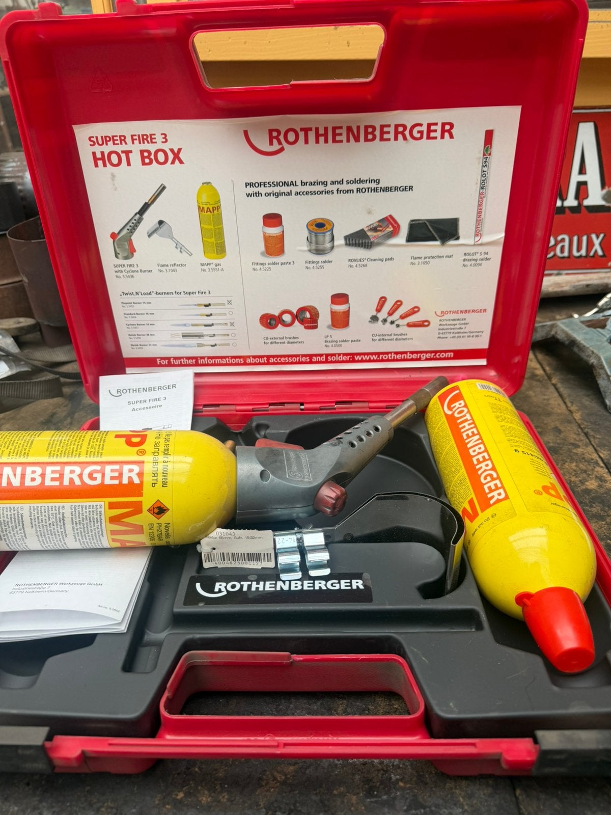 Soldeerset Rothenberger, Ophalen, Rothenburger, Overige merken, Overige typen