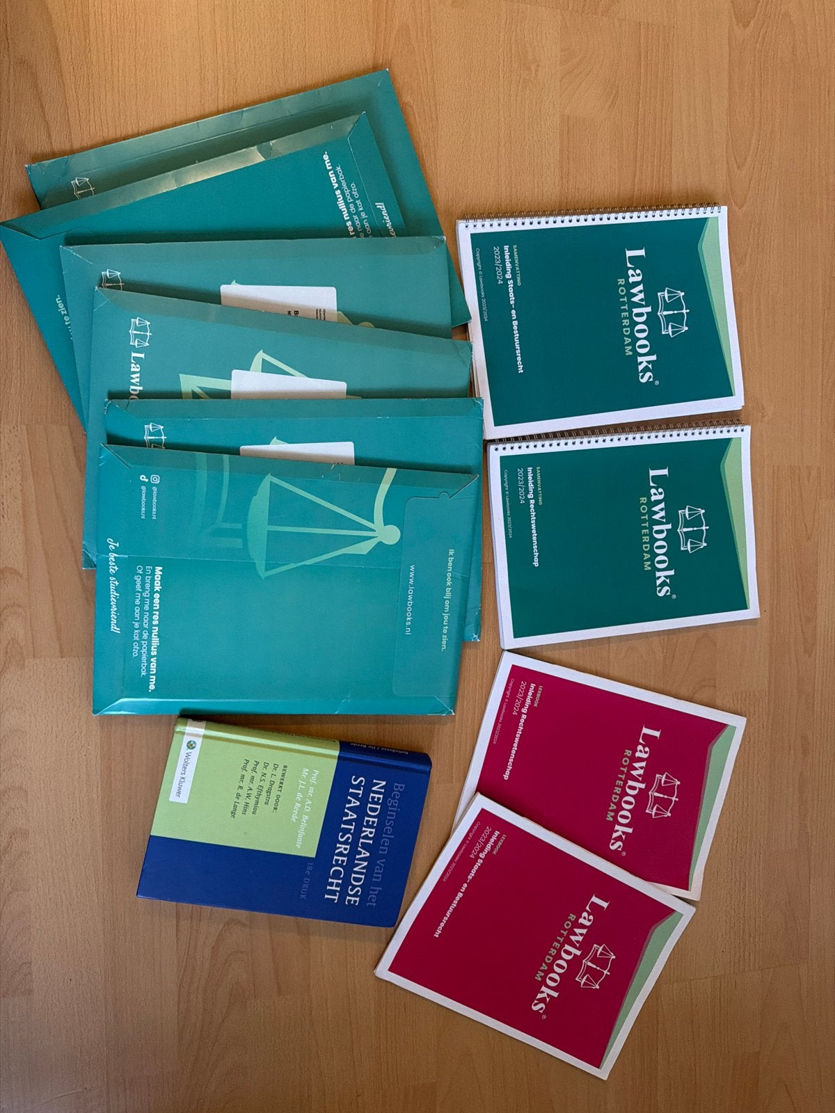 Lawbooks Rotterdam & Beginselen van het Nederlandse Staatsre, Boeken, Ophalen of Verzenden, Gamma, Zo goed als nieuw, WO