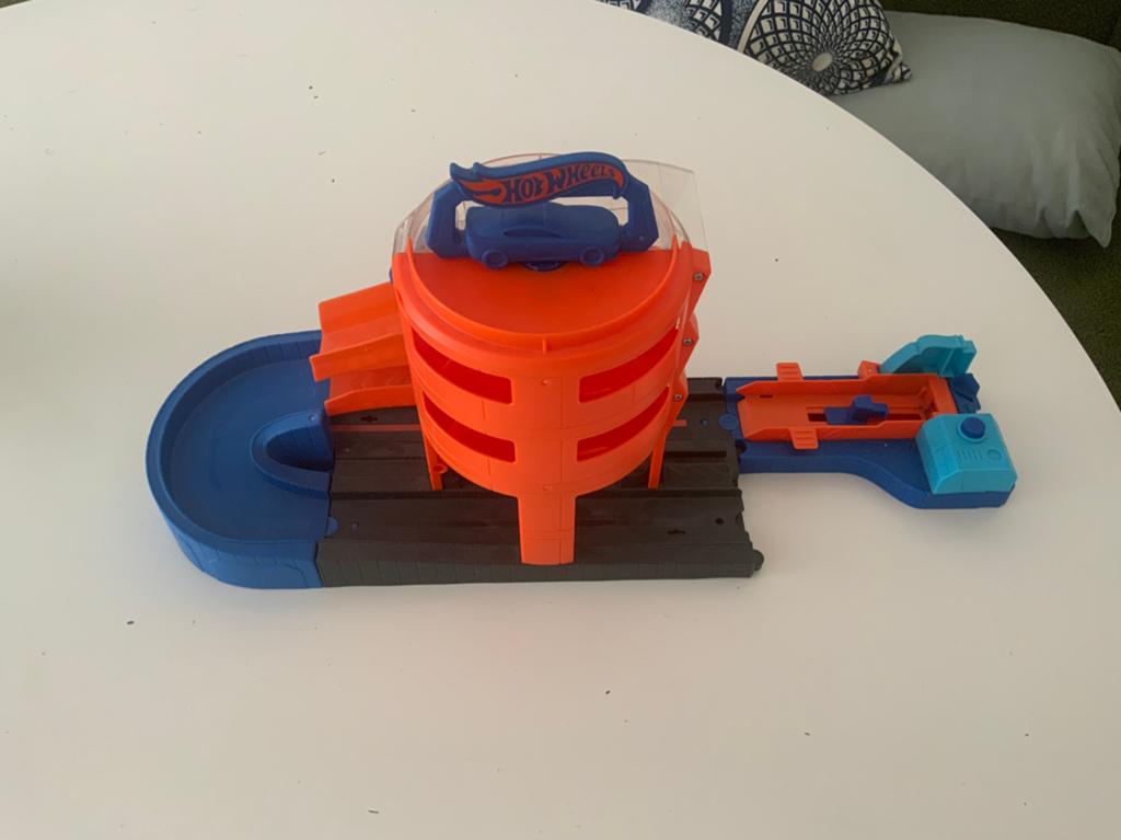 Hot wheel opstakel, Kinderen en Baby's, Speelgoed | Racebanen, Ophalen of Verzenden, Zo goed als nieuw, Handmatig, Hot Wheels