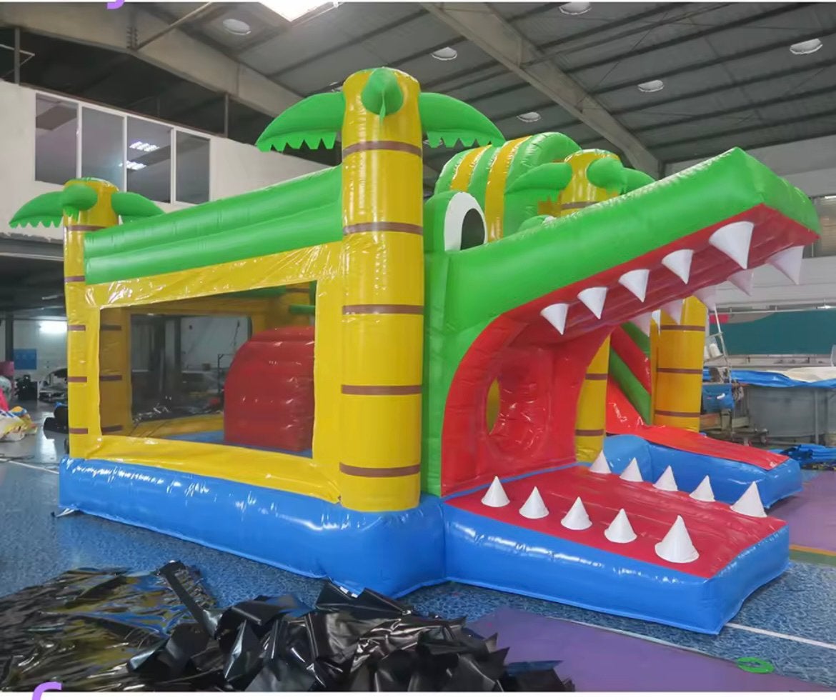 Springkussen te huur – 5x5 meter plezier!, Ophalen, Zo goed als nieuw