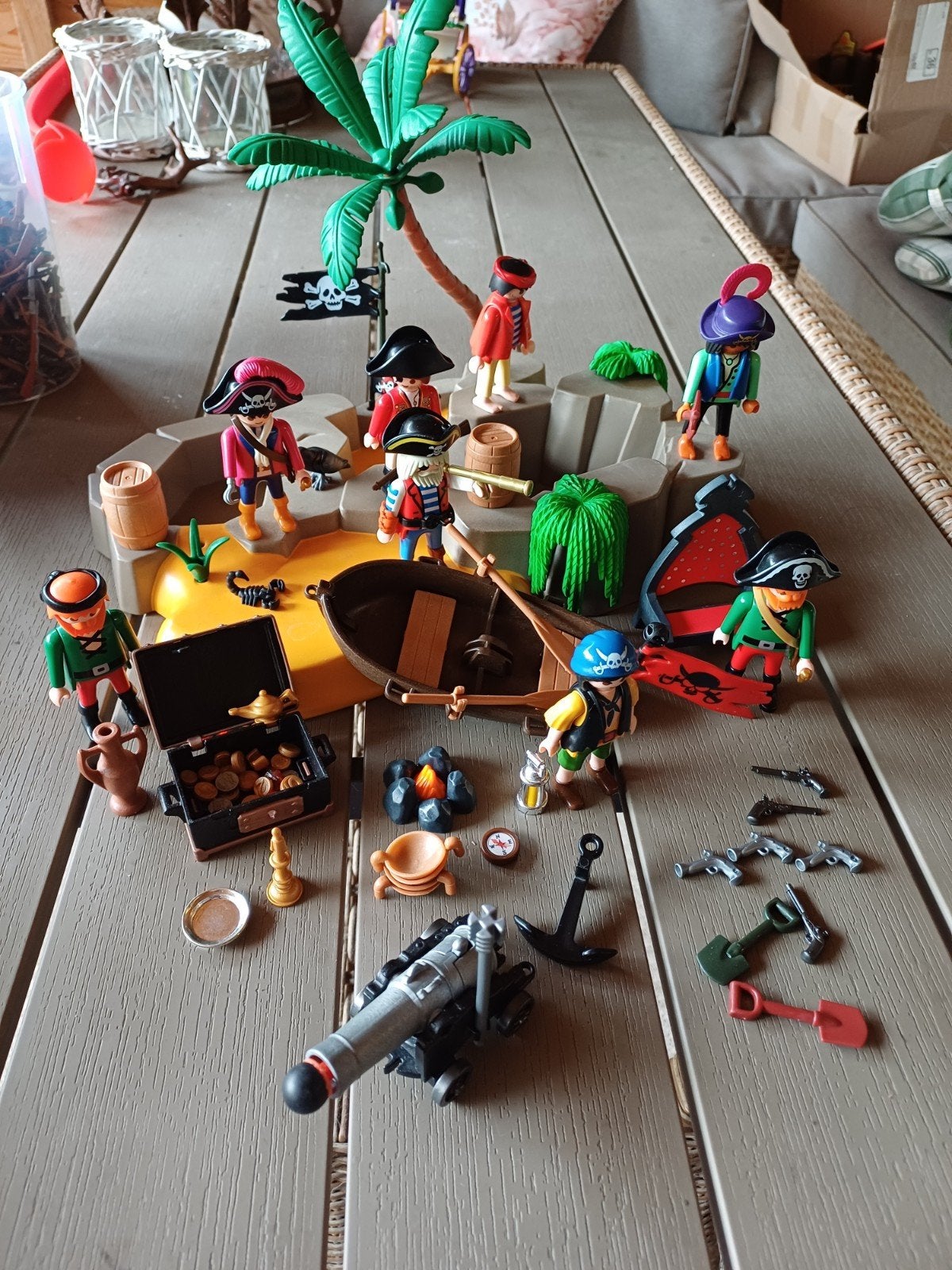 Playmobil Piraten Eiland  Hele gave set. t.e.a.b., Ophalen of Verzenden
