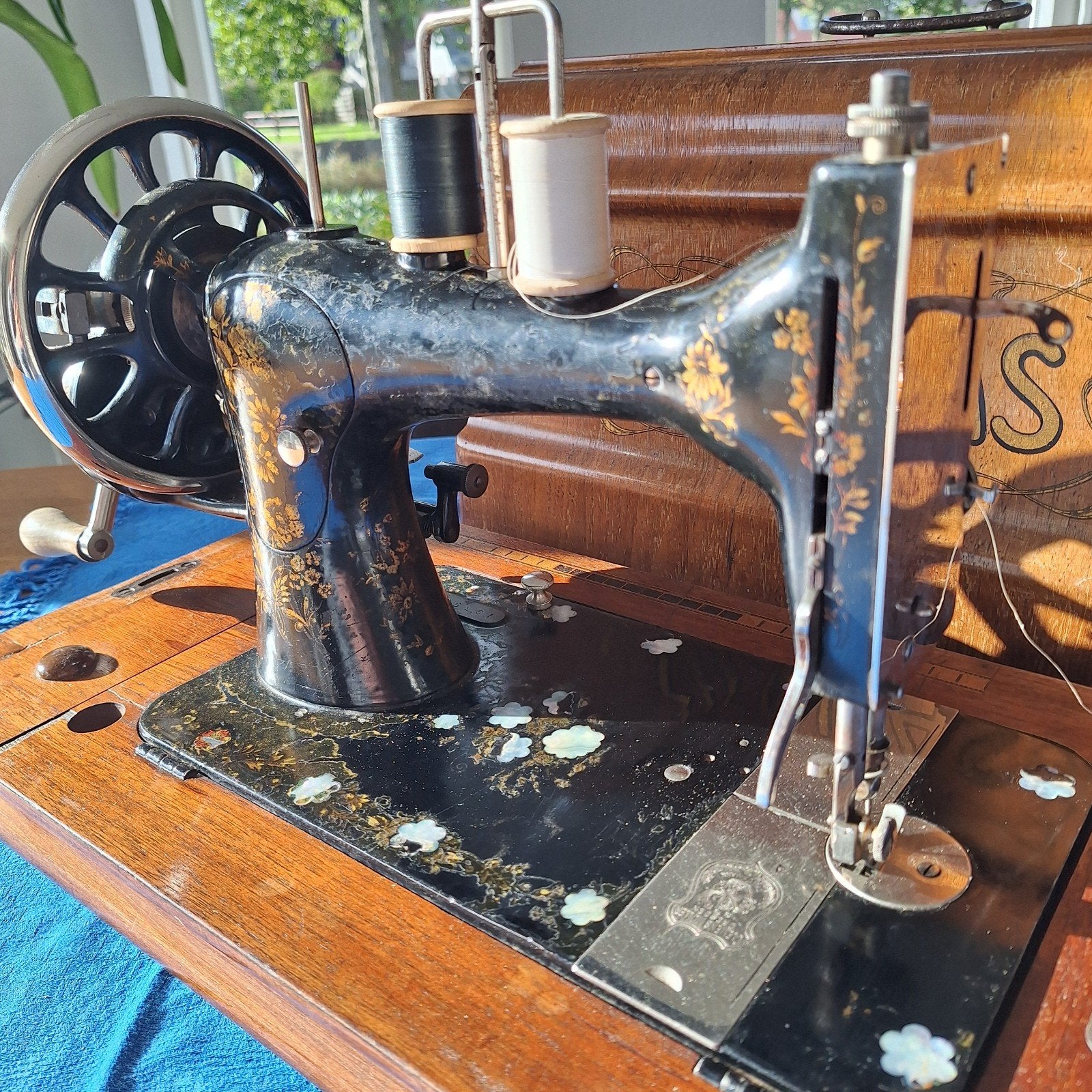 Antieke Art Nouveau Naaimachine (Veritas), Antiek en Kunst, Ophalen