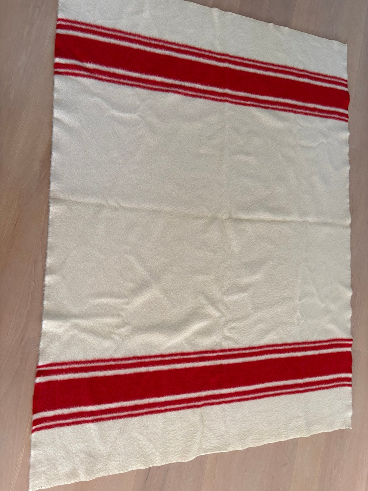 Vintage wollen dekens Zaalberg, Huis en Inrichting, Ophalen, Overige merken, Dubbelzijdig bruikbaar, Wol