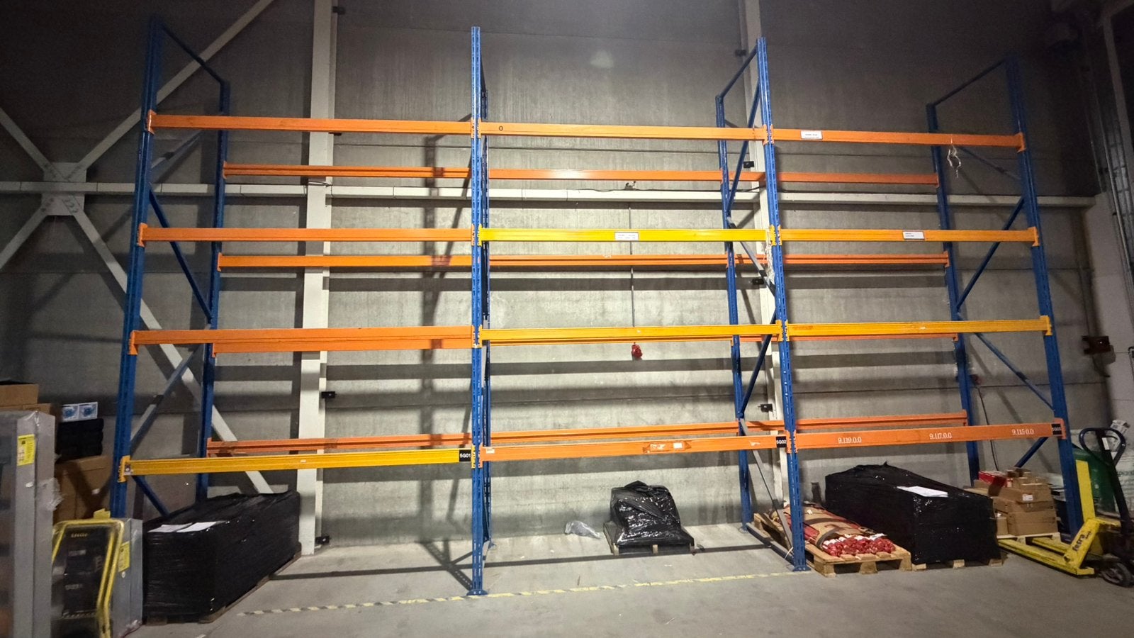 Stelling europallet, Ophalen