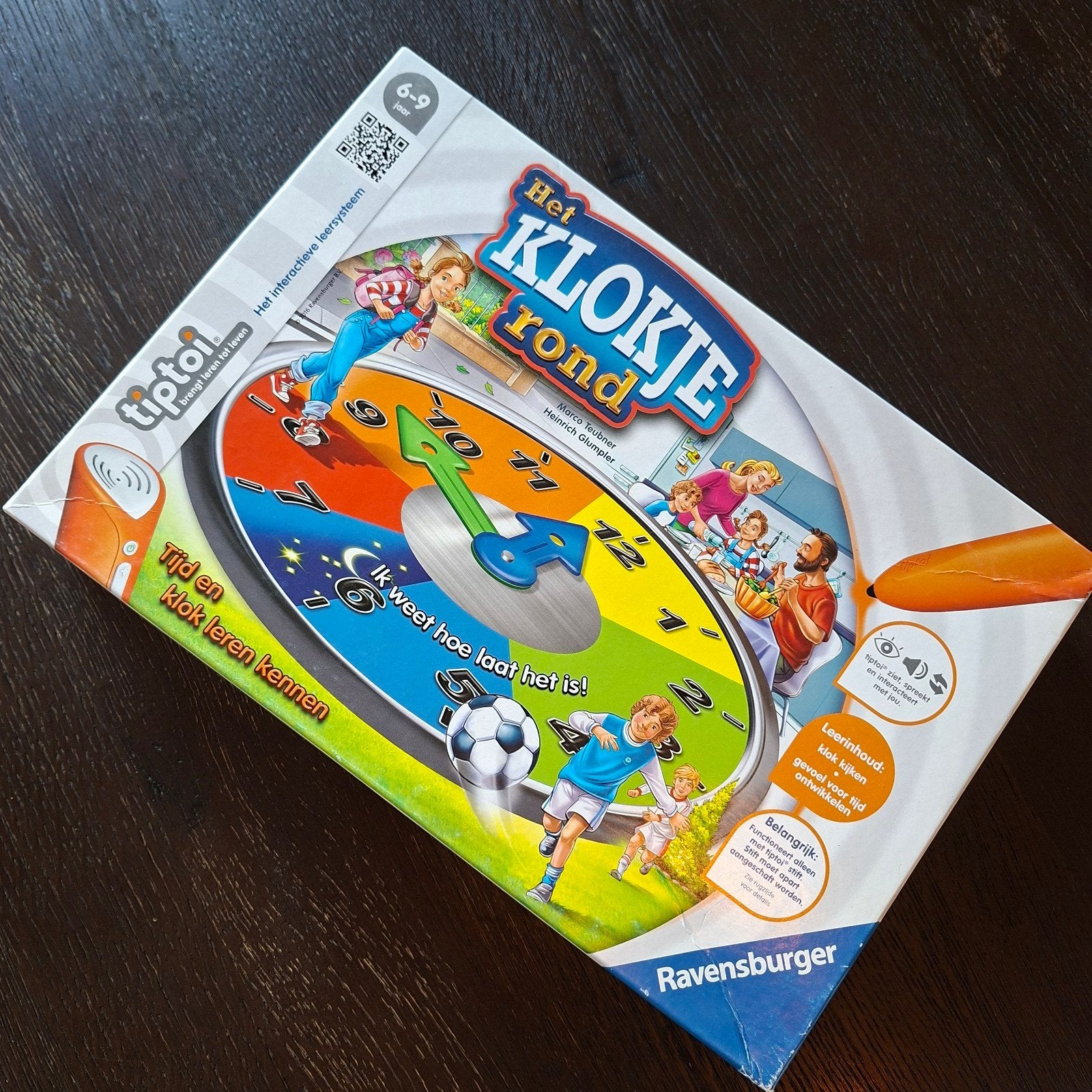 Tiptoi Het Klokje Rond - Interactief Klok Leren, Ophalen of Verzenden, Gebruikt, Taal en Lezen, Met geluid