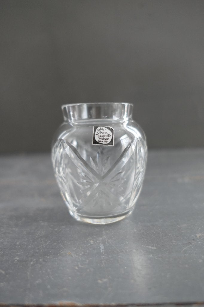 Crystal Maastricht Holland lepelvaasje kristal vaasje, Verzenden