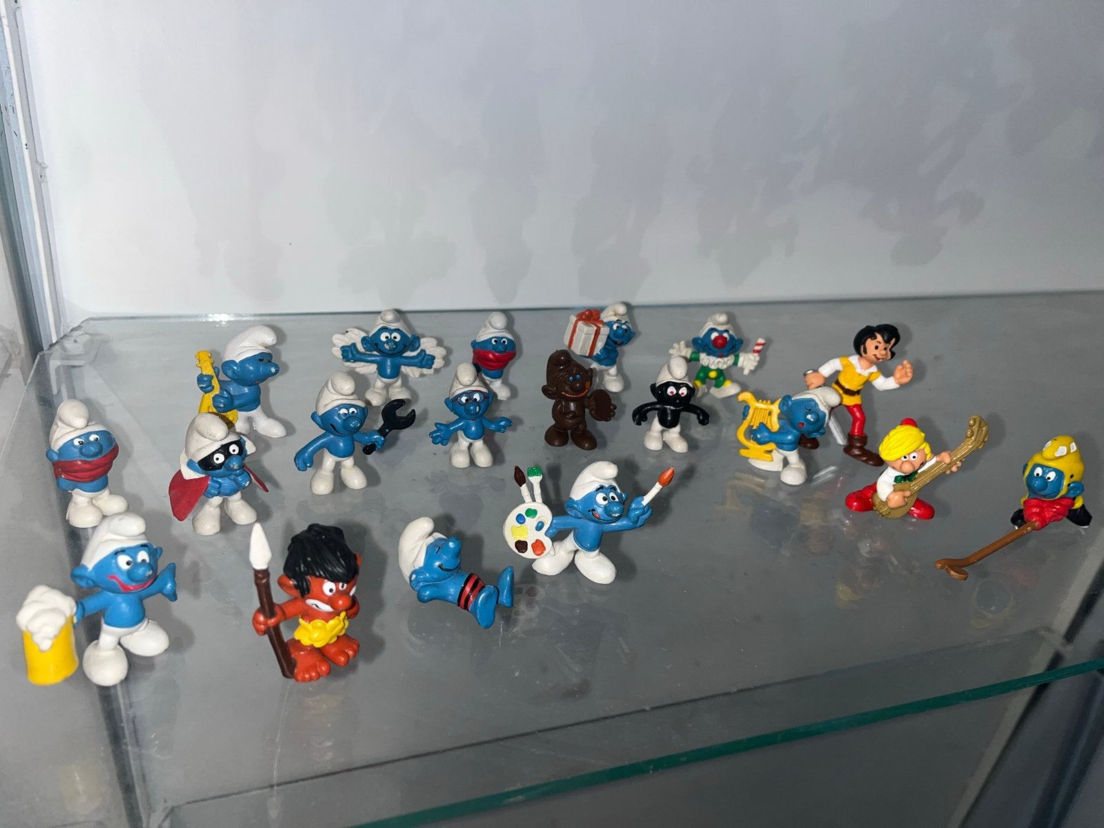 Smurfen verzameling - 19 bijzondere Smurfen, Johan & Pierewi, Ophalen of Verzenden, Gebruikt, Verschillende Smurfen, Poppetje, Figuurtje of Knuffel