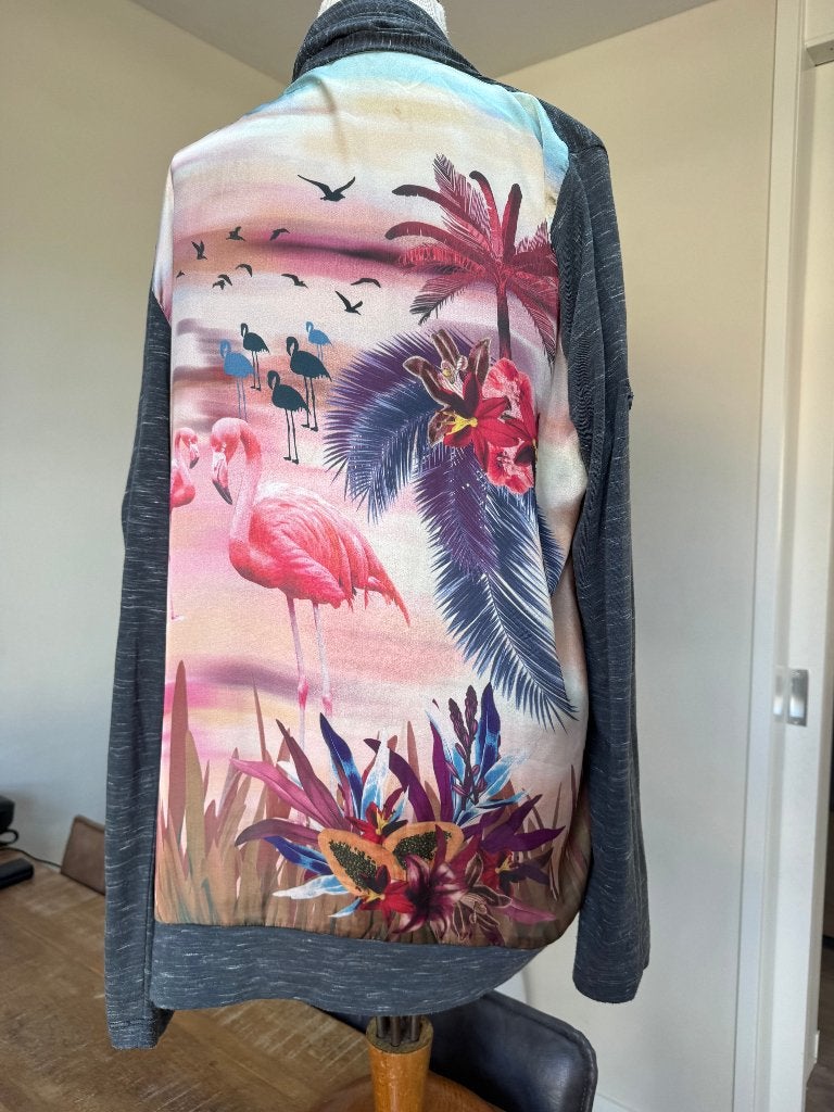 SMASH! vest print achterkant nieuwstaat maat XL (44) D0, Meerkleurig, Maat 42/44 (L), SMASH!, Ophalen of Verzenden