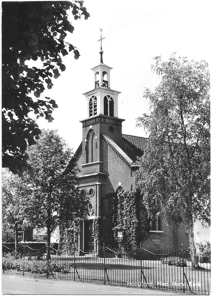 AK Hoogland - Ned. Herv. Kerk, Verzenden, 1960 tot 1980, Ongelopen, Utrecht