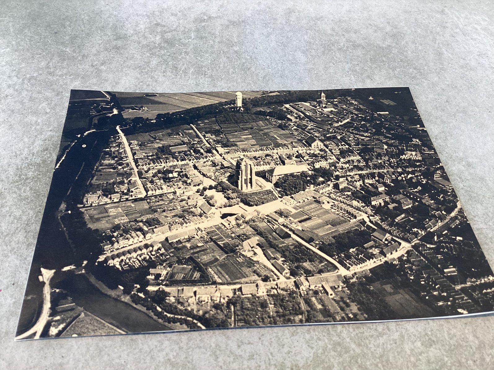 Zierikzee.      Panorama.      30 er jaren, Ophalen of Verzenden, 1920 tot 1940, Zeeland
