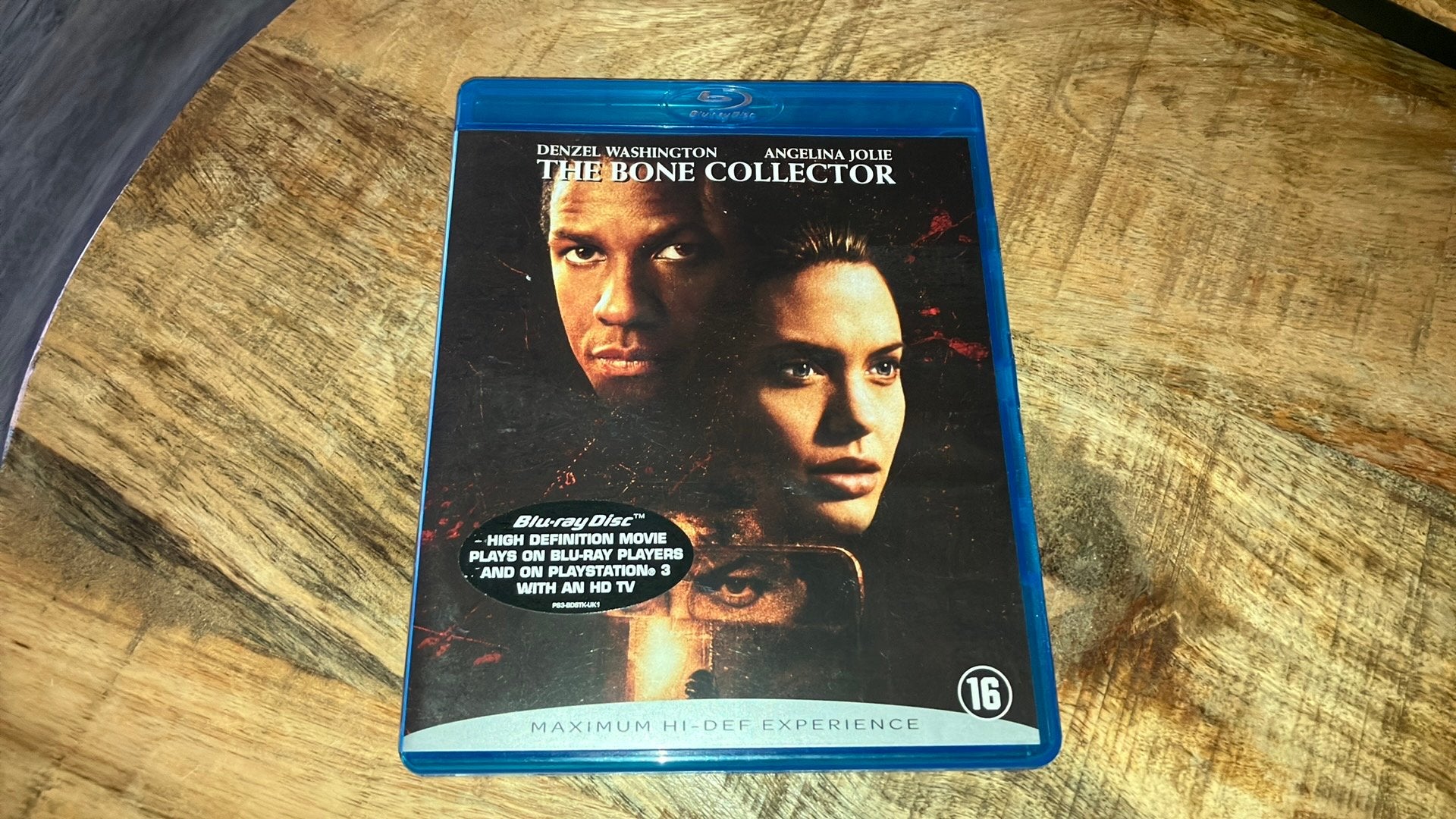 The Bone Collector blu-ray + dvd, Ophalen of Verzenden, Zo goed als nieuw, Actie