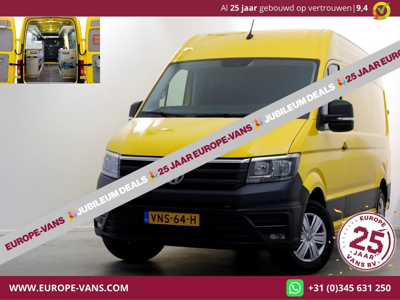 Volkswagen Crafter 35 2.0 TDI 140pk L3H3 (L2H2) Highline Ser, Auto's, Bestelauto's, Voorwielaandrijving, Gebruikt, Euro 6, 4 cilinders