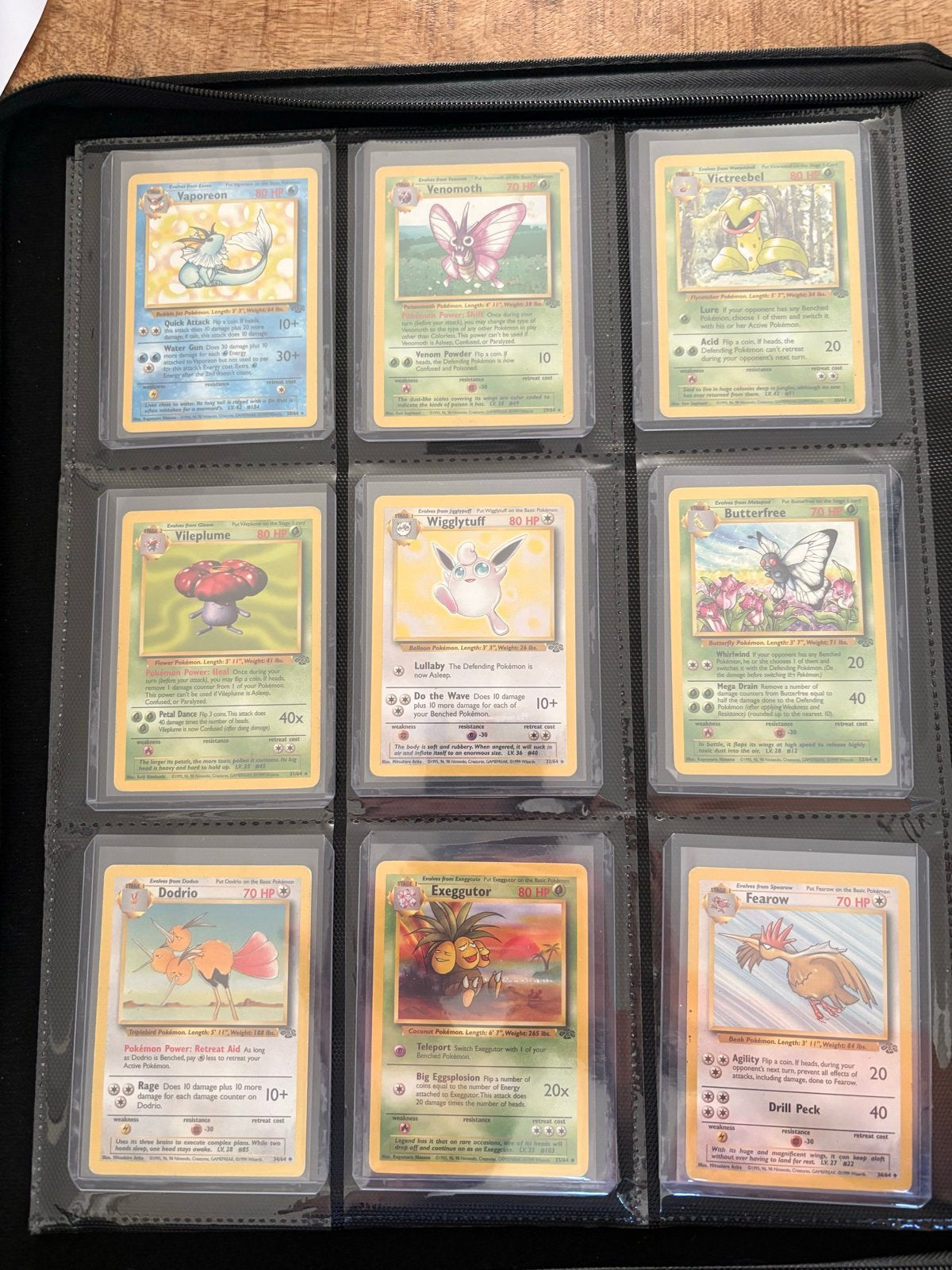 Pokémon Jungle Complete Set - 95 %NM Conditie, Ophalen, Zo goed als nieuw, Meerdere kaarten