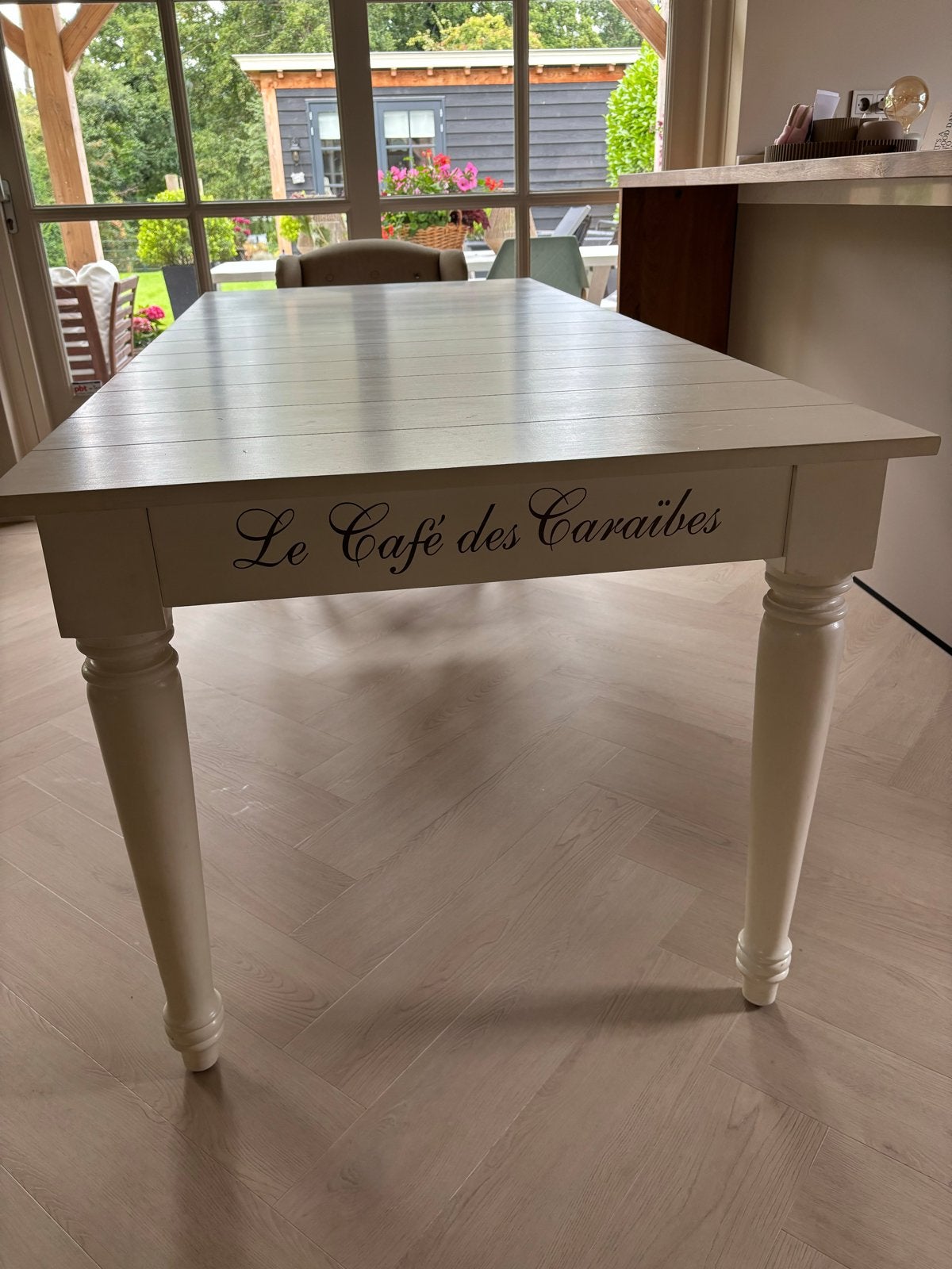 Rivièra Maison eettafel 200x90 cm, Huis en Inrichting, Tafels | Eettafels, Ophalen, Gebruikt, 50 tot 100 cm, Vijf personen of meer