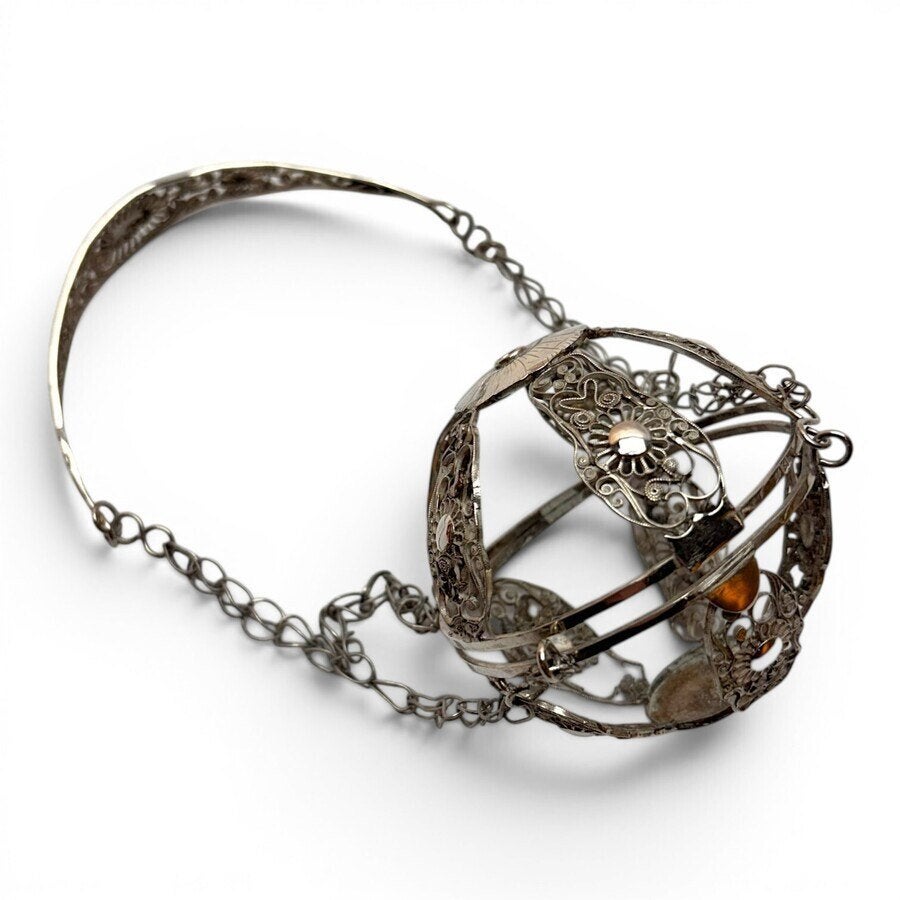 Zilveren garenbol, Ophalen of Verzenden, Zilver