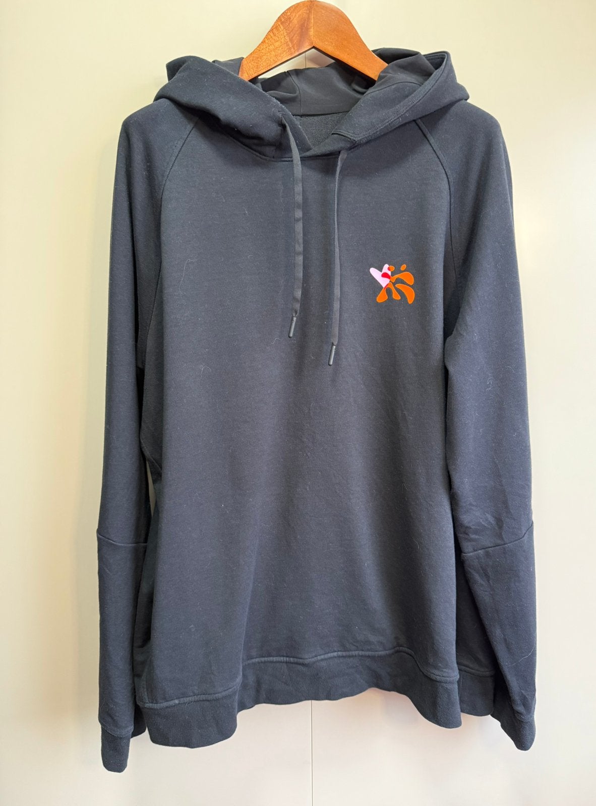 Lululemon Zwarte Hoodie City Sweat Pullover Hoodie Pride XL, Ophalen of Verzenden, Zo goed als nieuw, Maat 46/48 (XL) of groter