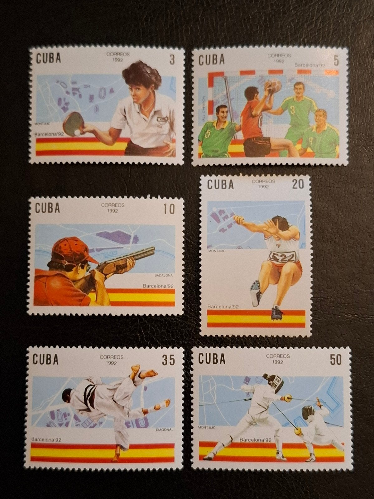 Cuba 1992 Olympische spelen Barcelona, Ophalen of Verzenden, Postfris, Midden-Amerika