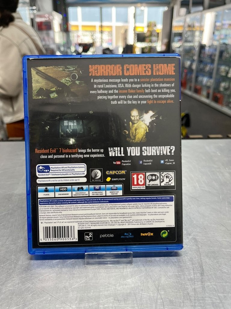 PlayStation 4 game | Resident Evil. 9,99, Avontuur en Actie, Vanaf 18 jaar, ., 1 speler