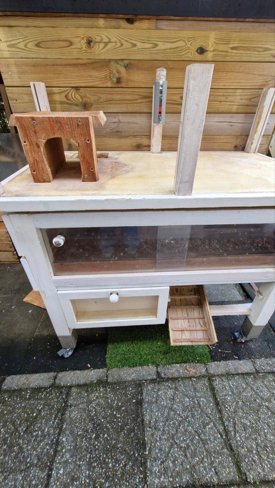 Cavia flat / hok compleet met accessoires, Dieren en Toebehoren, Knaagdieren en Konijnen | Hokken en Kooien, Kooi, Ophalen of Verzenden