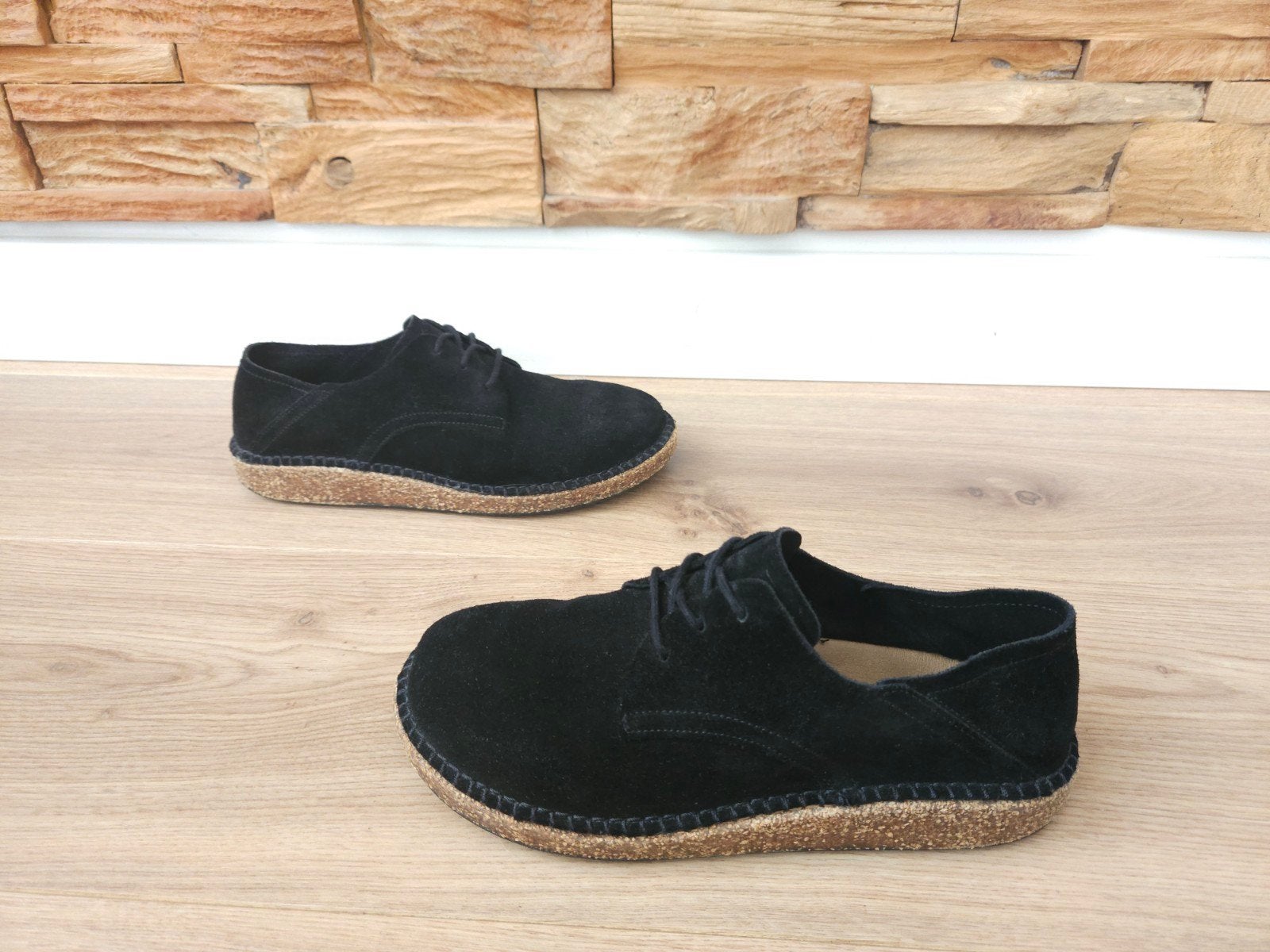 Birkenstock Gary maat 39 REGULAR veterschoenen zwart schoene, Kleding | Dames, Zwart, Ophalen of Verzenden, Birkenstock, Sneakers of Gympen