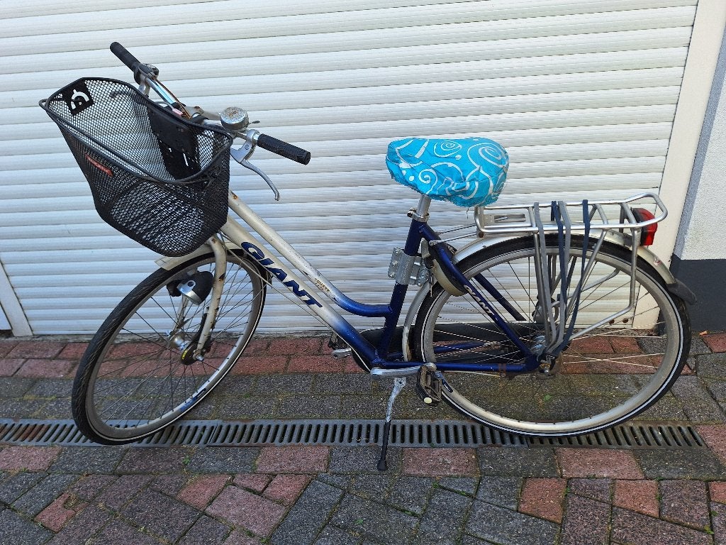 Giant Tourer Damesfiets met Mand en Bagagedrager, Ophalen, Terugtraprem, Stationsstraat 1, 3862 CK Nijkerk, Nederland, Gebruikt