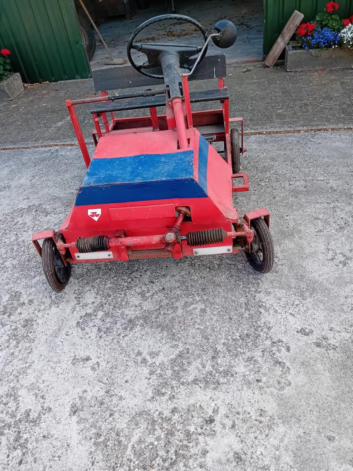 Unieke zelfbouw skelter met duozit en aanhanger, Ophalen, Gebruikt, Overige merken, Duozit
