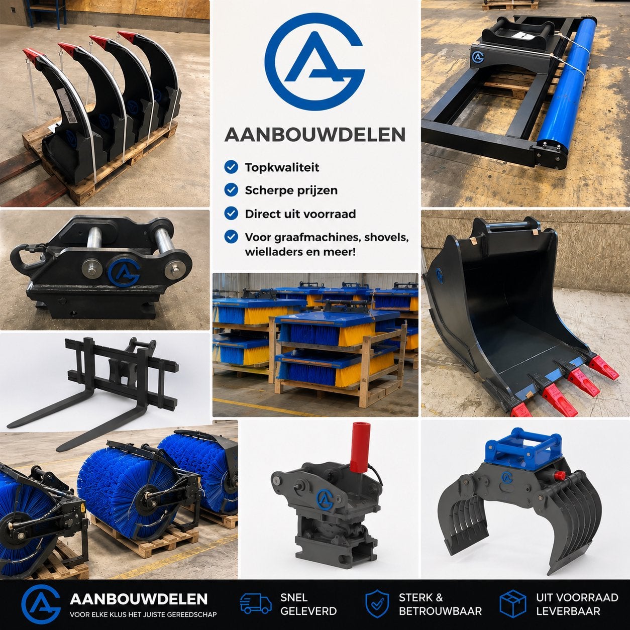 GA Sweden Aanbouwdelen: Hoge Kwaliteit, Scherpe Prijs, Grati, Ophalen of Verzenden, Wiellader of Shovel