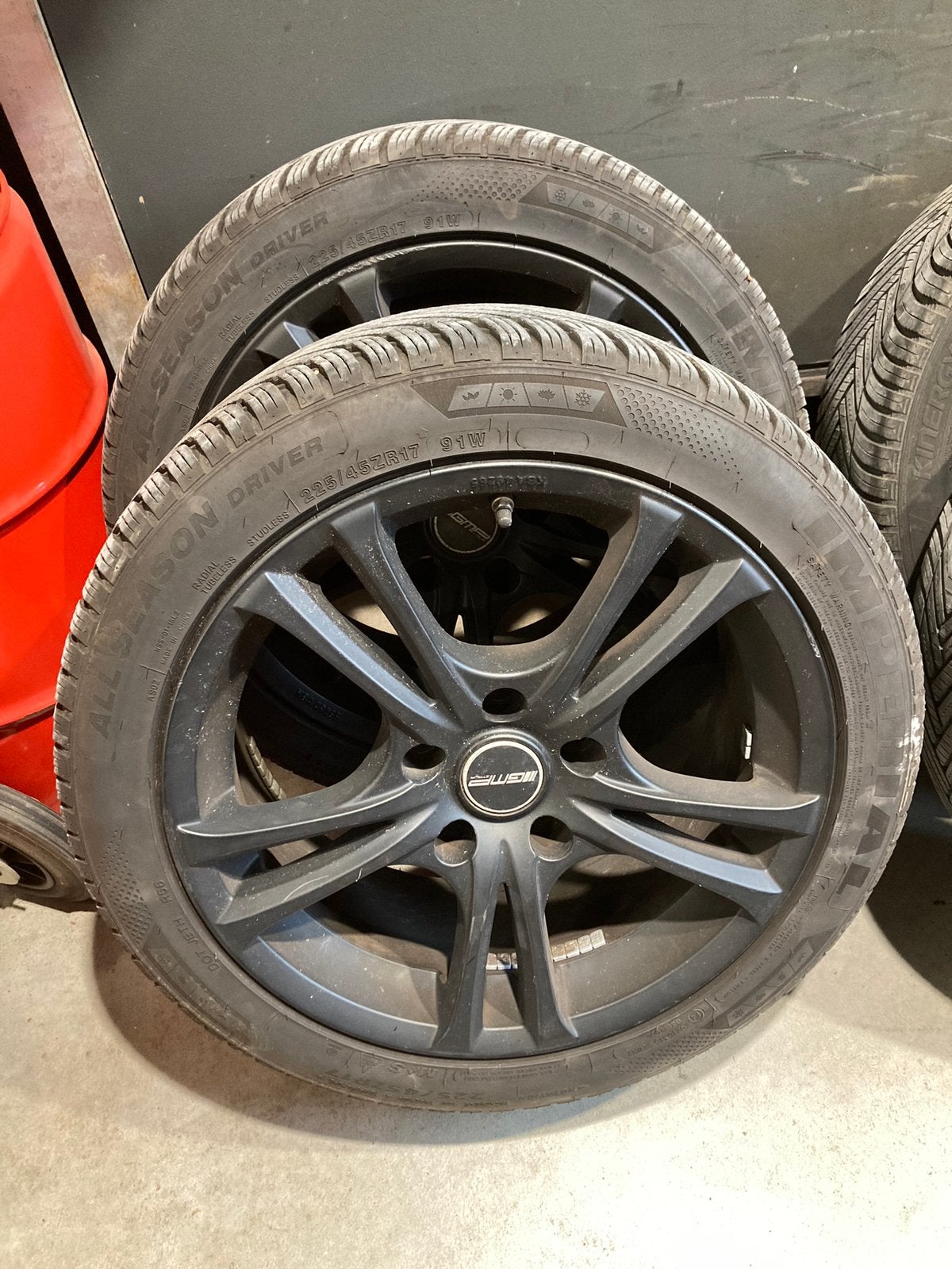 GMP wielen 17inch all-season bmw. 225/45/17, Auto-onderdelen, Banden en Velgen, Ophalen, Gebruikt, Banden en Velgen, 17 inch