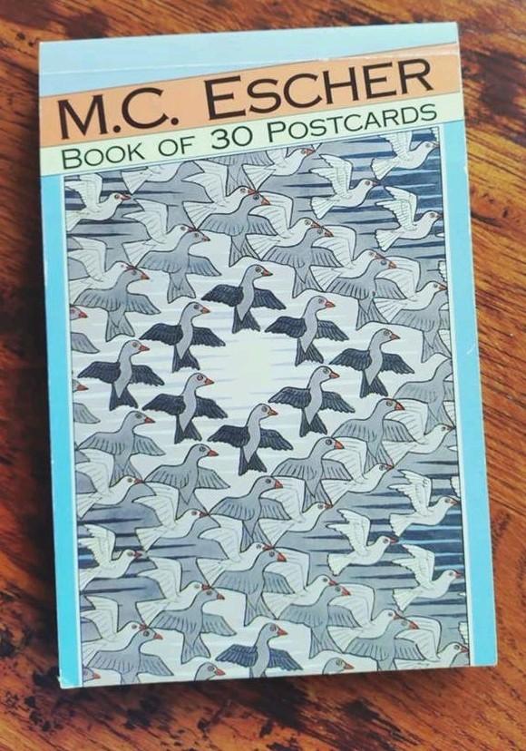 M.C. Escher Ansichtkaartenboekje - 24/30 Ongelopen, Ophalen of Verzenden, 1980 tot heden, Ongelopen, Zuid-Holland