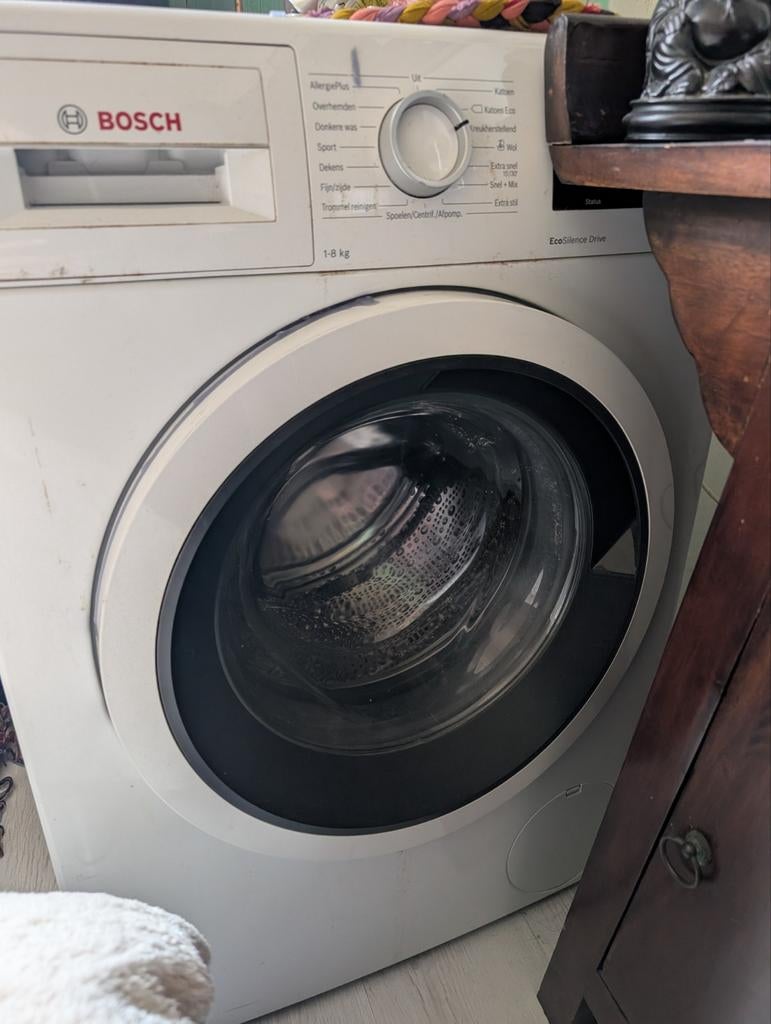 Bosch EcoSilence Drive Wasmachine - 1-8 kg, Ophalen, Gebruikt, 85 tot 90 cm, 1200 tot 1600 toeren